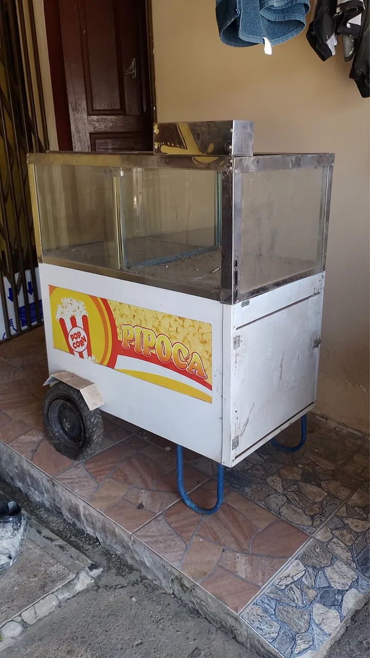 Vendo carrinho de pipoca 