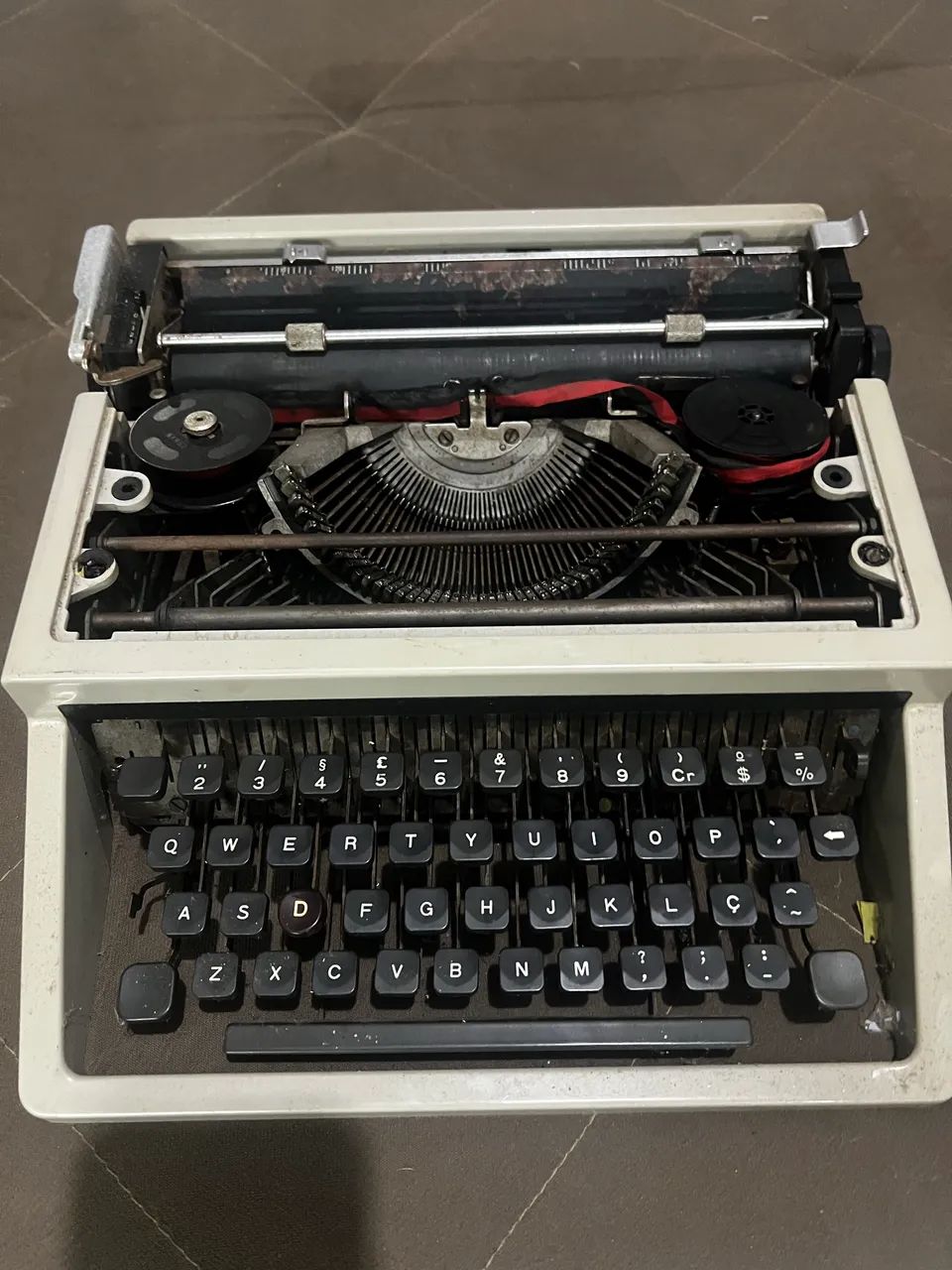 Máquina de datilografia 