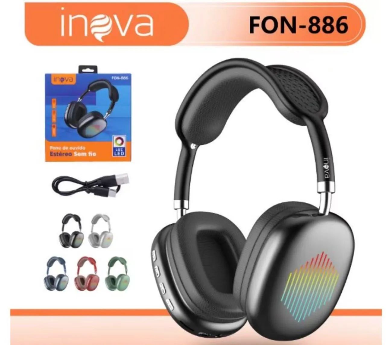 Fone bluetooth sem fio  - Foto 5