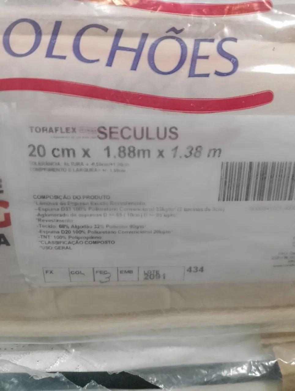 Colchão séculos D33 + base  - Foto 4