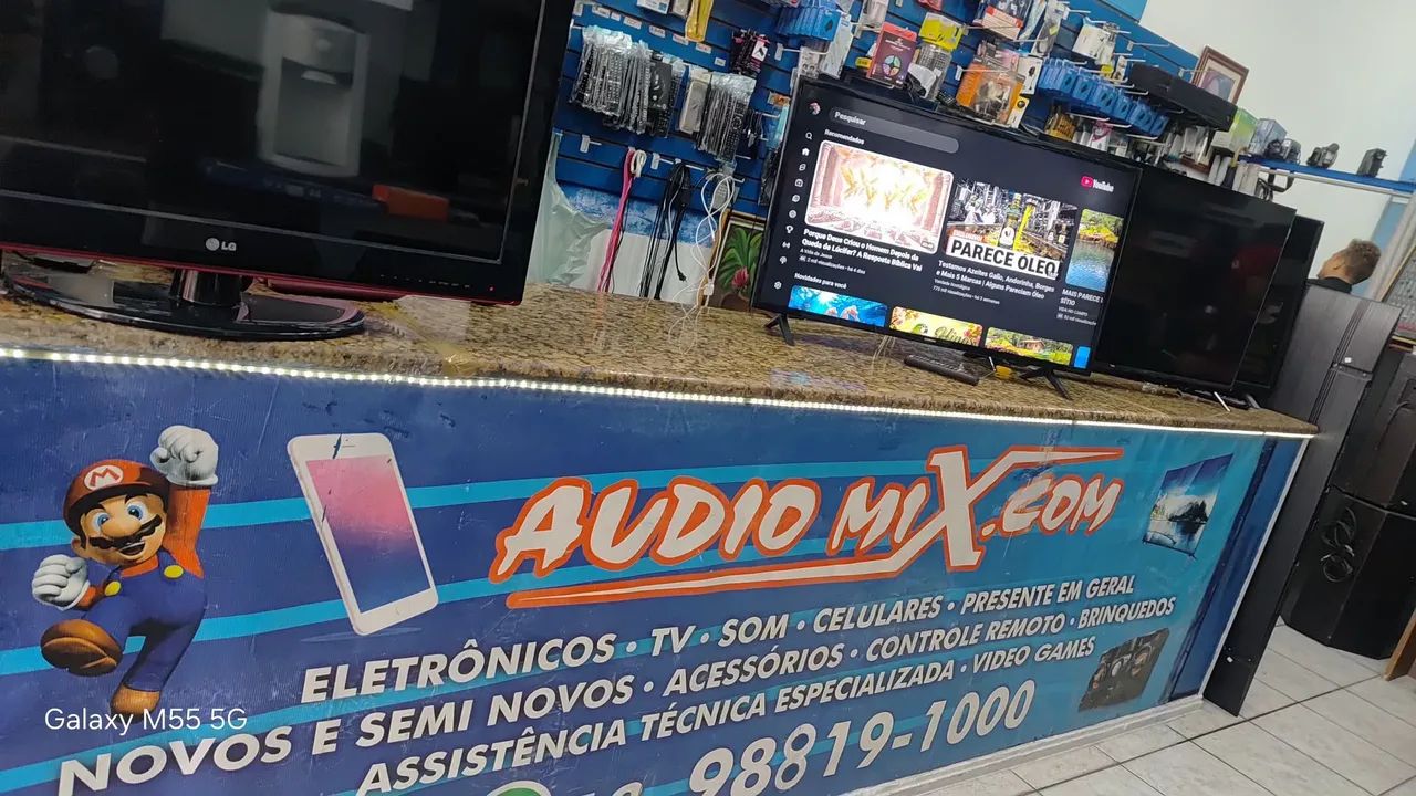 TV 43 SMARTH ANDROID CANAIS GRATIS  - Foto 2