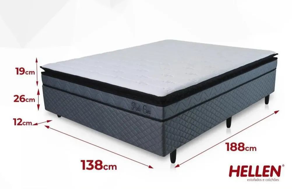 Cama box casal