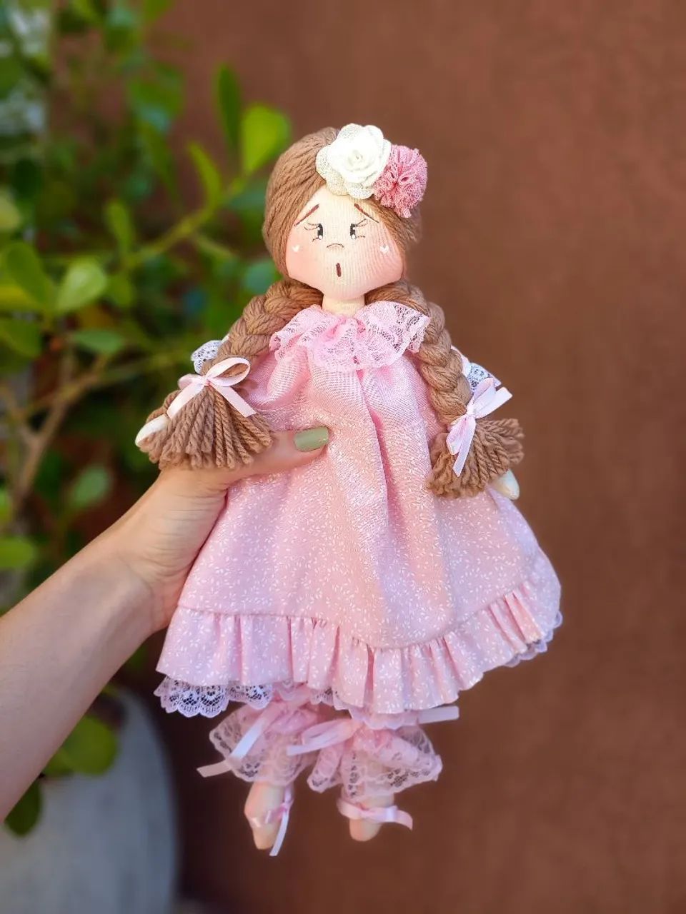 BONECA ANA (BONECA DE PANO) 100% ARTESANAL - Foto 4