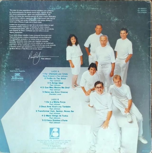 Lp Disco De Vinil Gospel Evangélico Prisma Brasil - Ele é a minha força - Foto 2