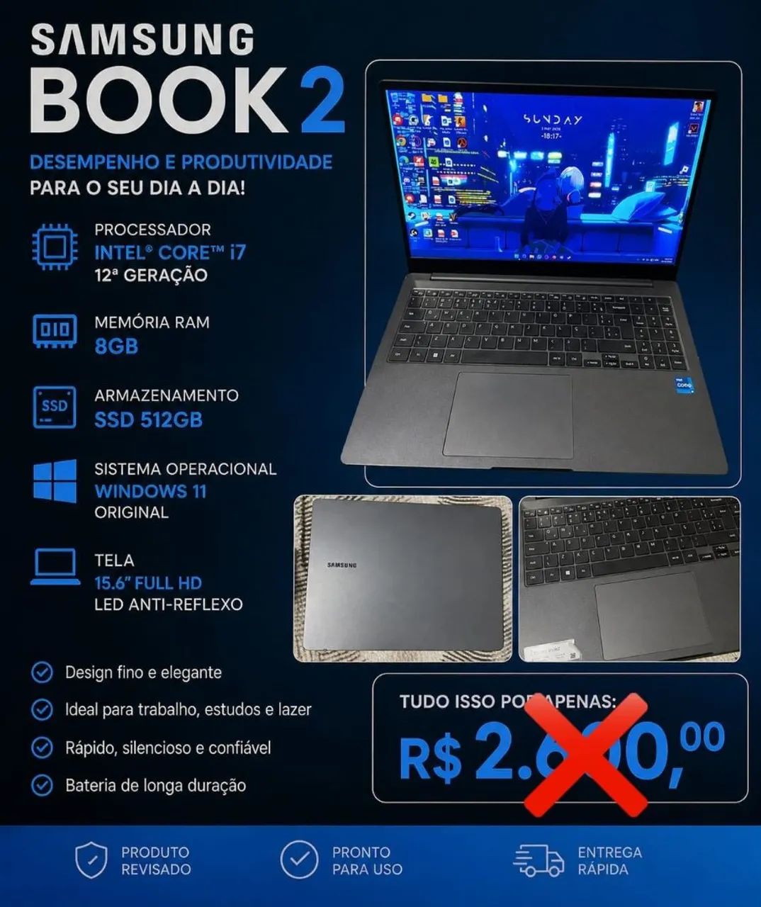 Notebook Samsung I7
