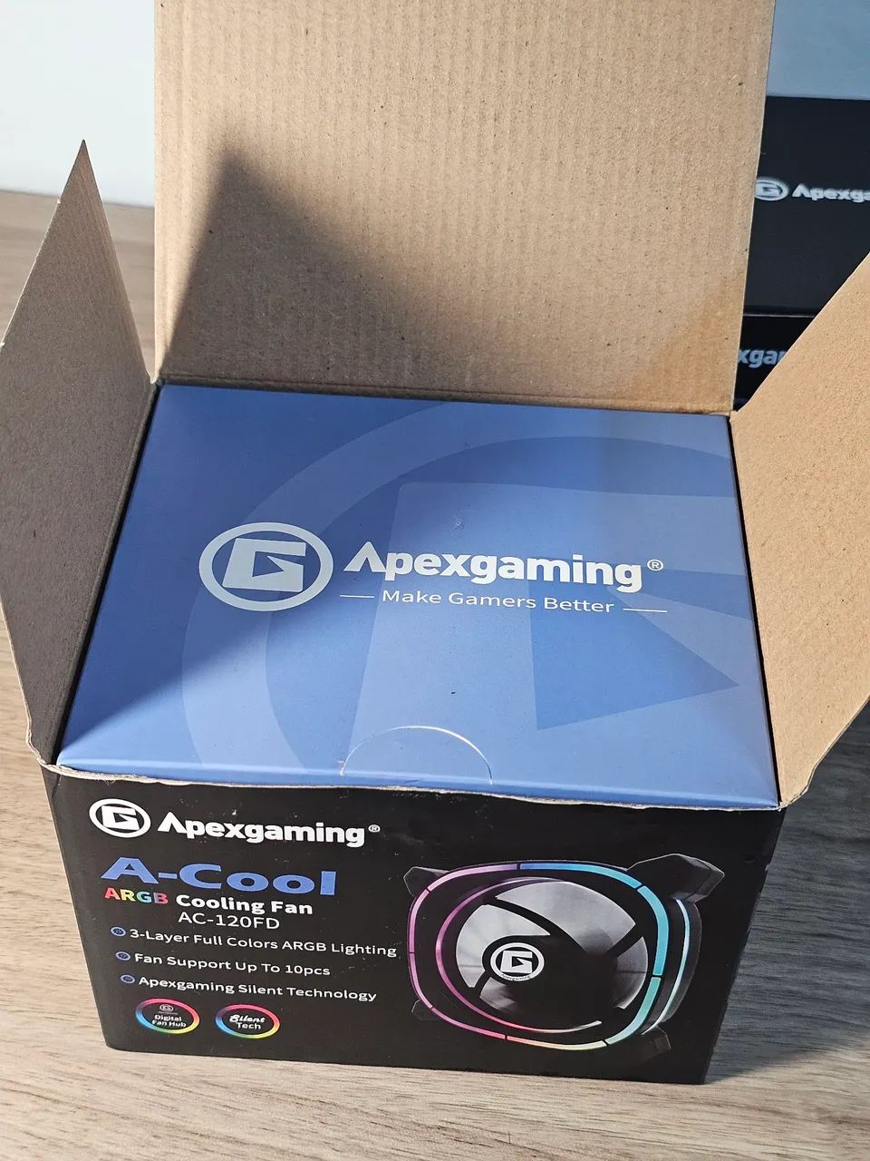 Cooler fun gamer RGB Apexgaming - Foto 5