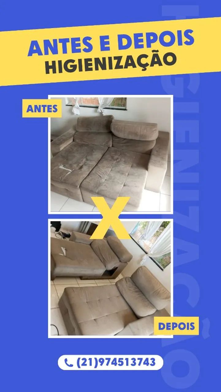 Higienização de estofados - Foto 2