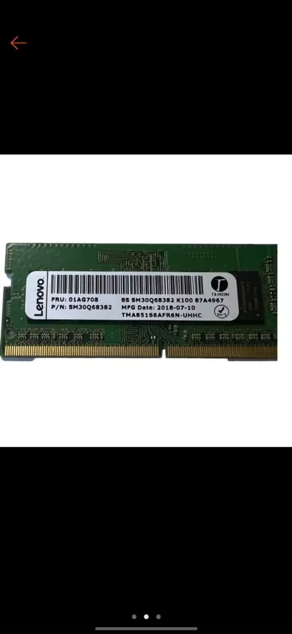 Memória Crucial Ddr4 8gb 2666mhz 1.2v Notebook - Memória RAM