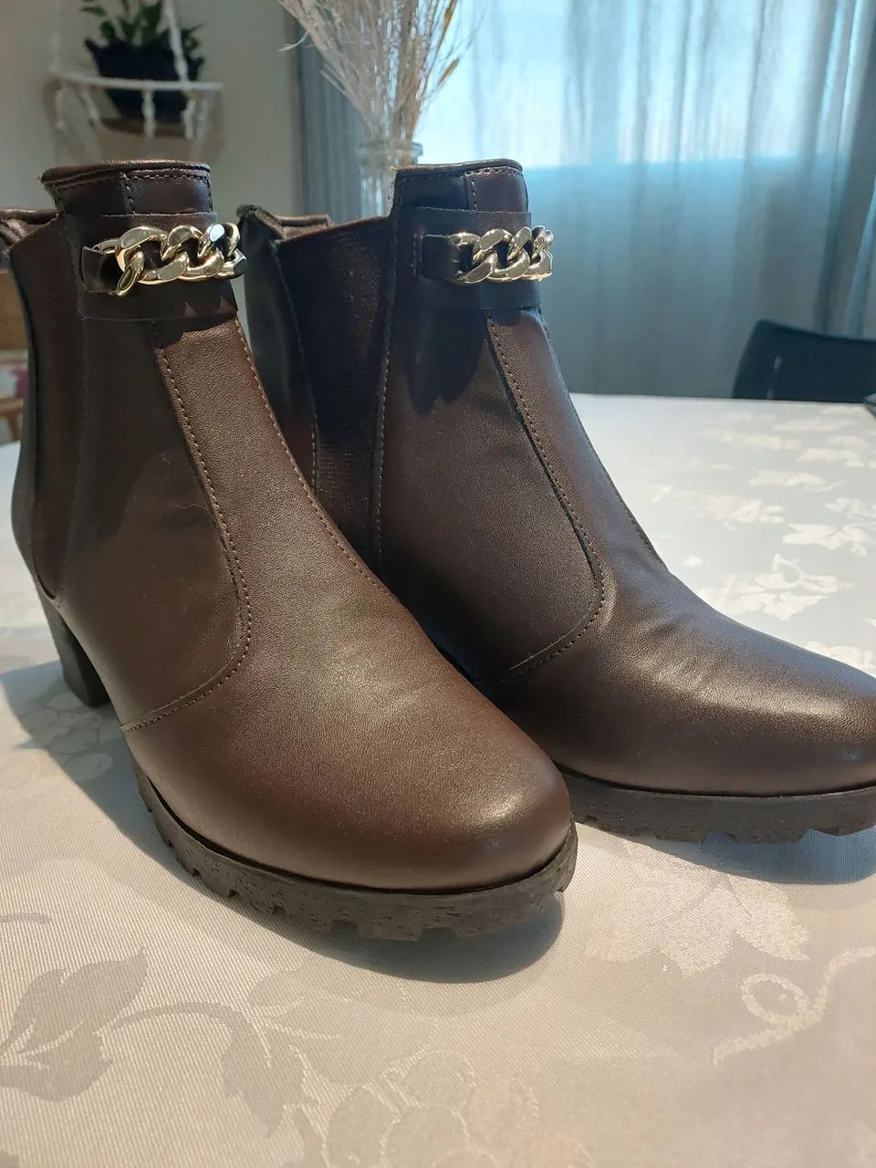 Bota inverno  com salto  - Foto 5