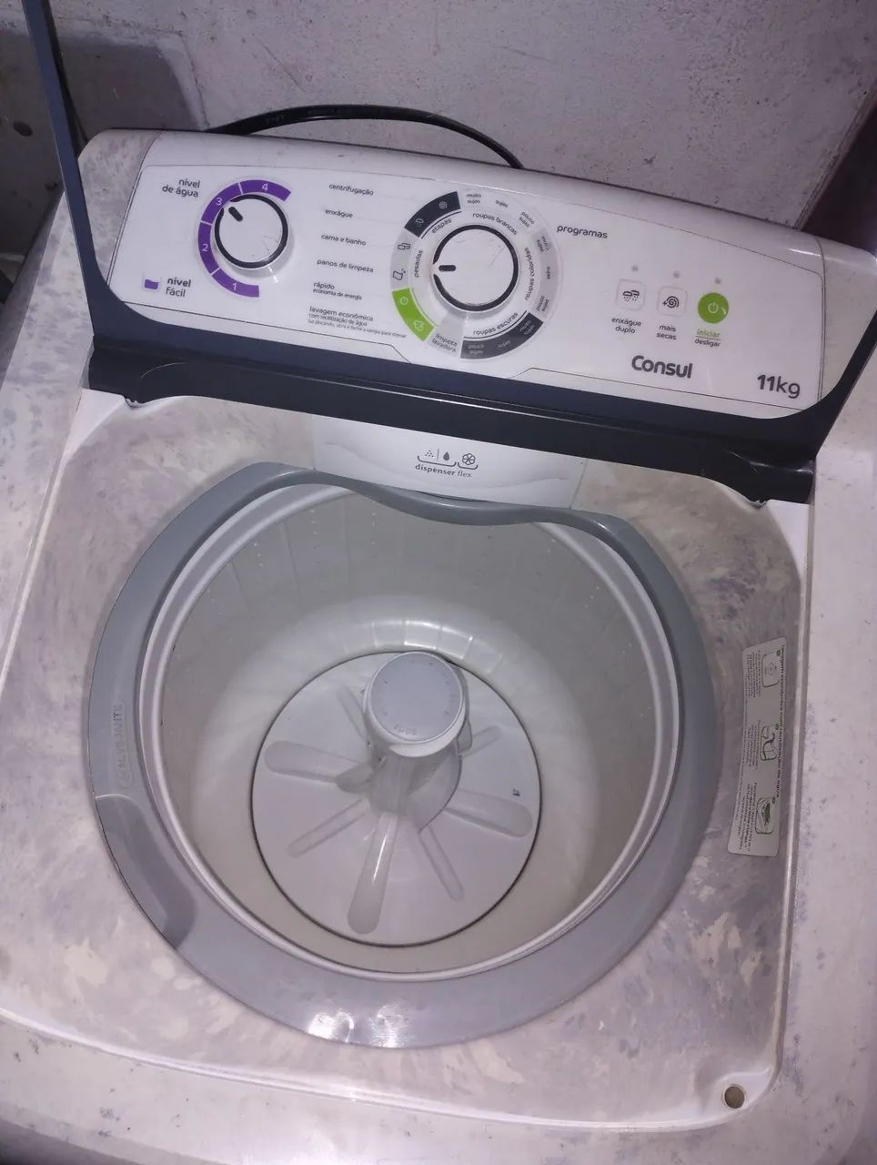 Máquina de lavar roupa Consul em perfeito estado funcionando todas as funções 11 kgs  - Foto 2