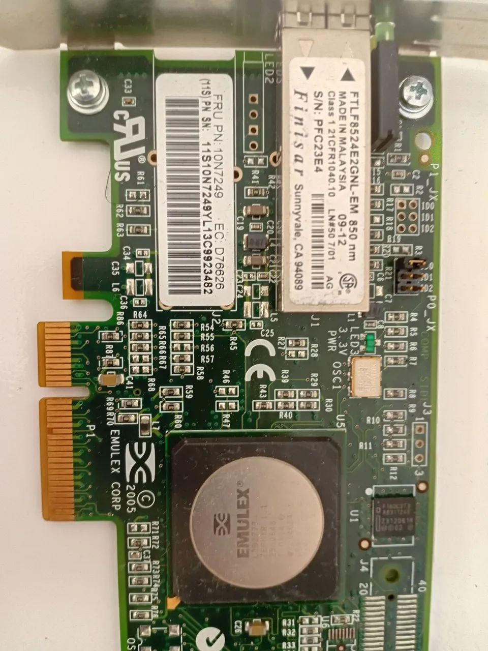 4 placas fibre channel modulo transcendentor - Foto 3