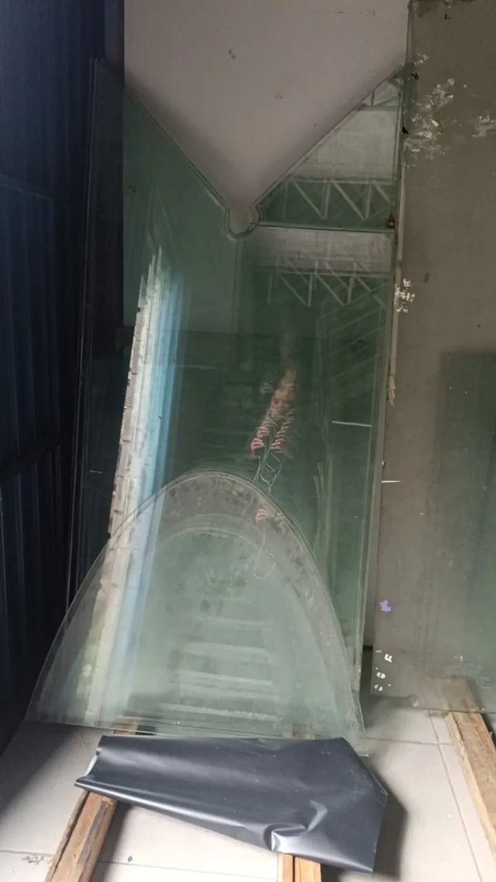 vidros usados várias medidas e espessuras - Foto 2