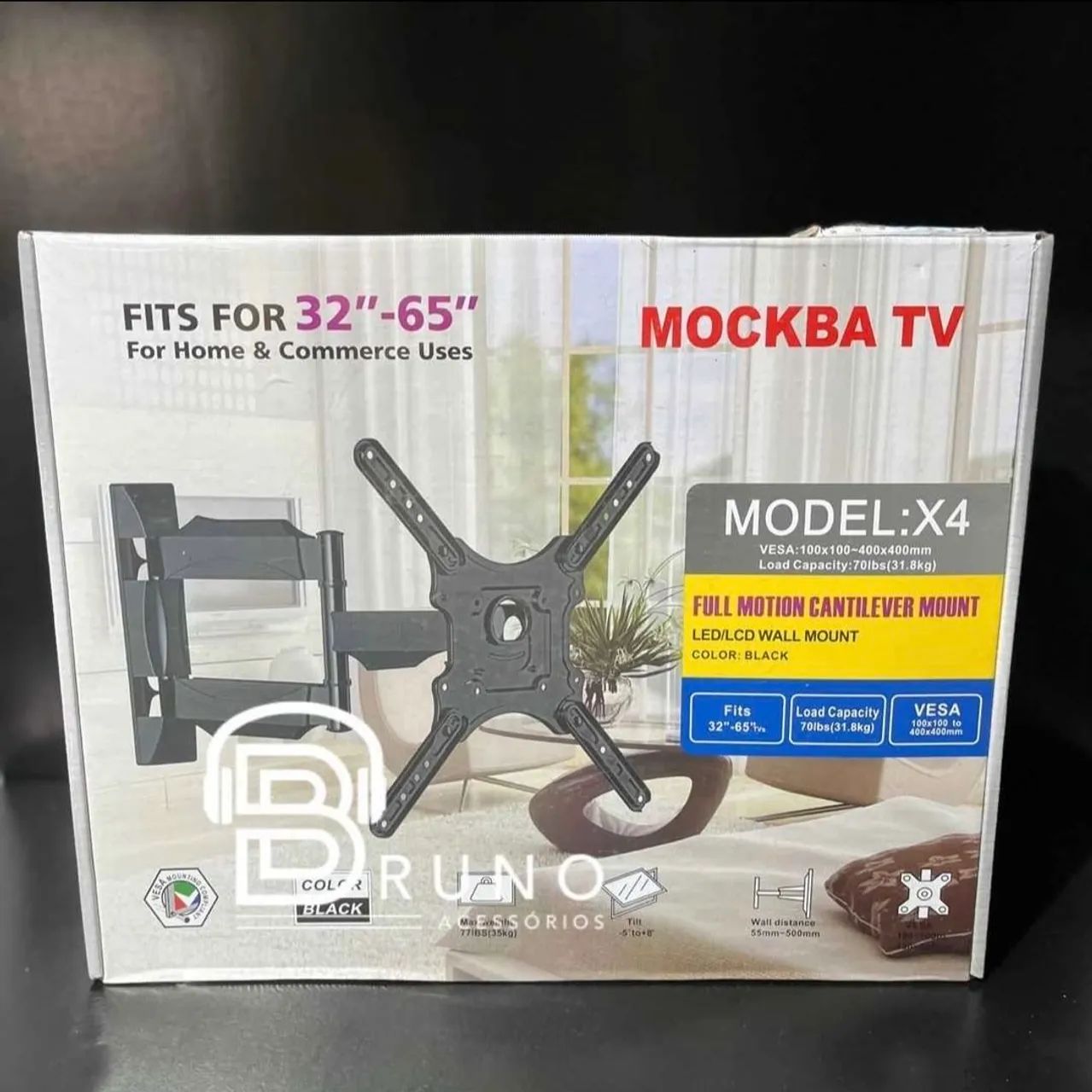 Suporte de Tv Articulado até 65 polegadas 