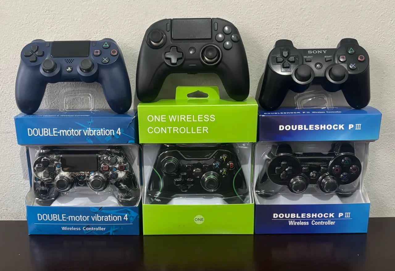 Controles para Games - Ps4, ps3, ps2, Xbox One, Switch