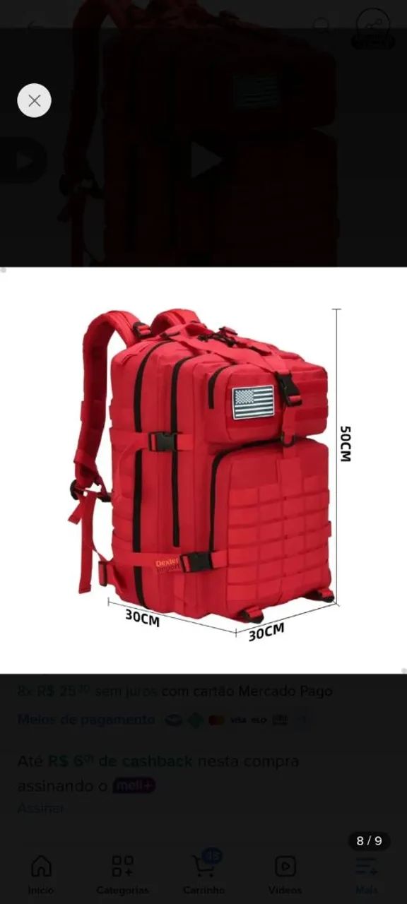 Mochila tática militar - Foto 4