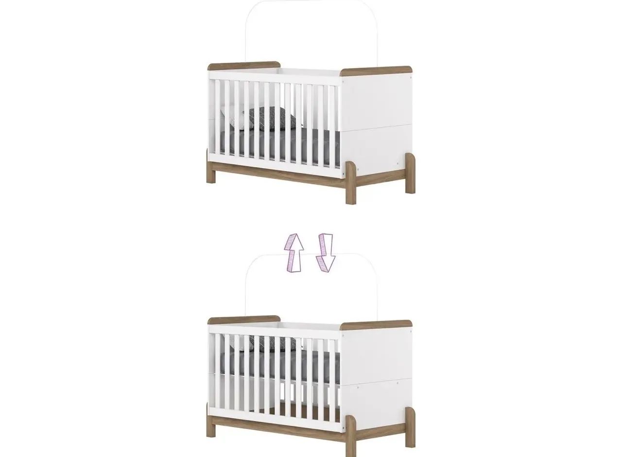 Berço que vira cama 