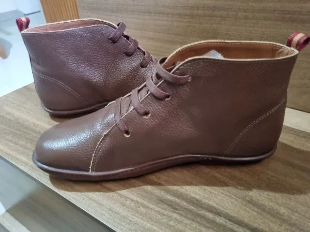 Bota de couro legítimo da Soulier  - Foto 2