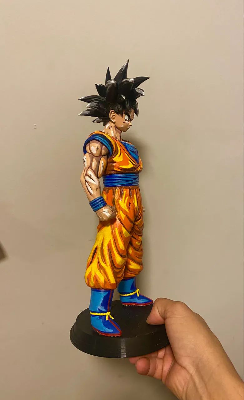 Boneco Goku Dragon ball Z Cell Shading - Foto 3