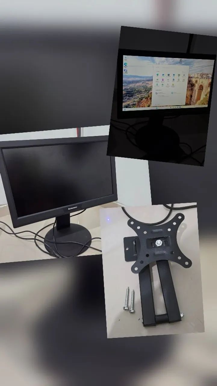 Monitor lenovo 20P novinho + brinde suporte