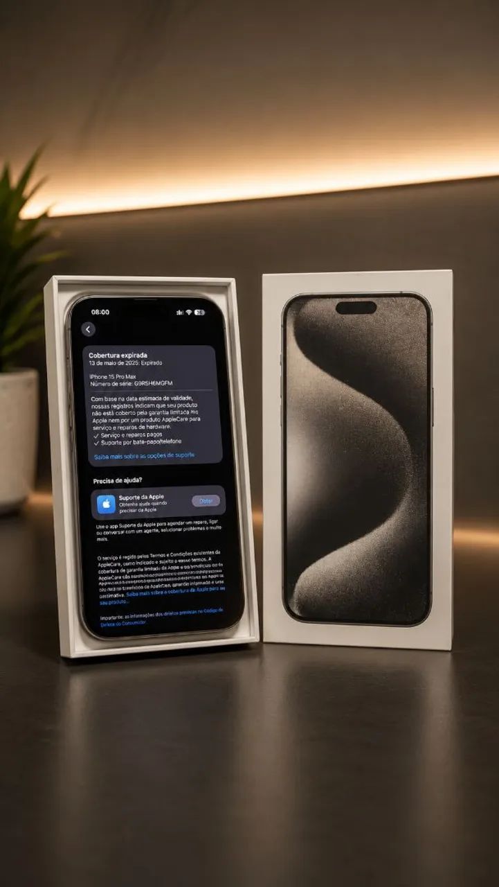 IPhone 15 Pro Max NF, cartão 12x. - Foto 4