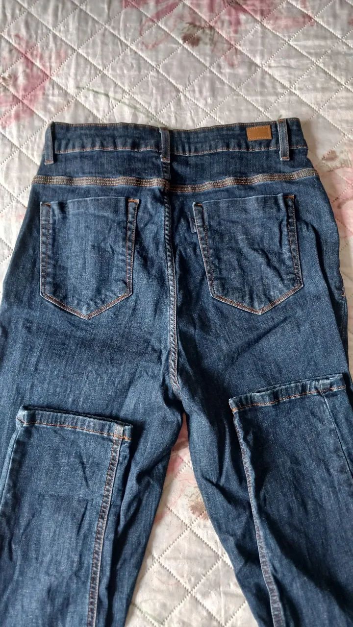 Calça Denim zero tamanho 42  - Foto 2