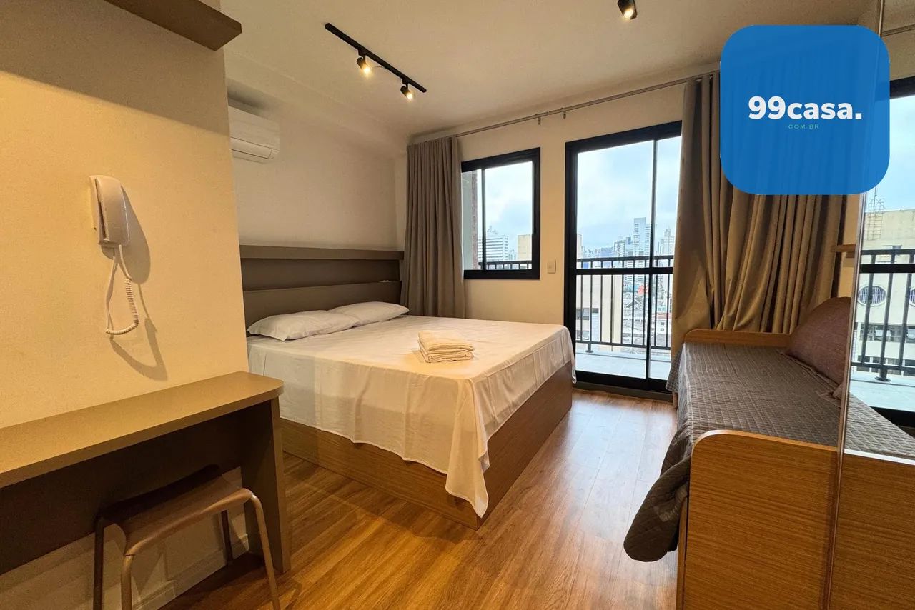 Studio mobiliado à venda no Centro de Curitiba | Pronto para Airbnb | 1 vaga | Ibiza Uniqu - Foto 2