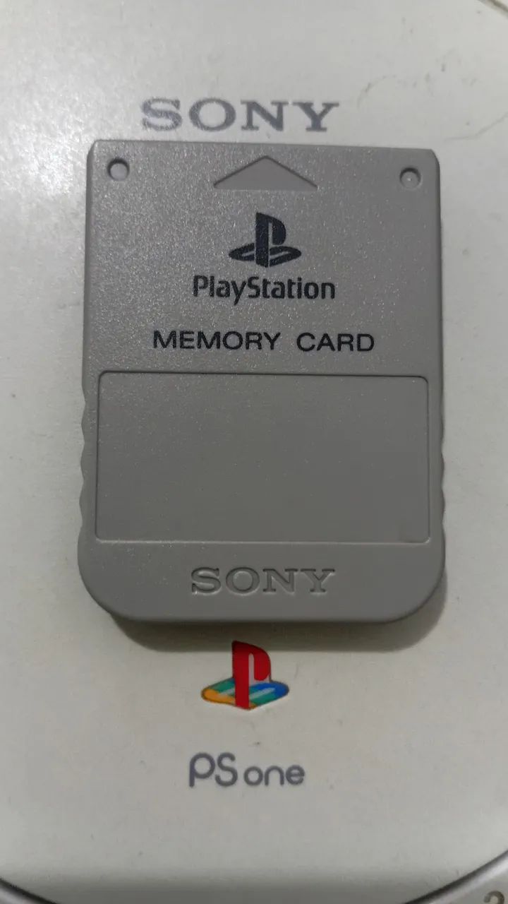 Memory Card Ps1 Original com Case/Capinha 