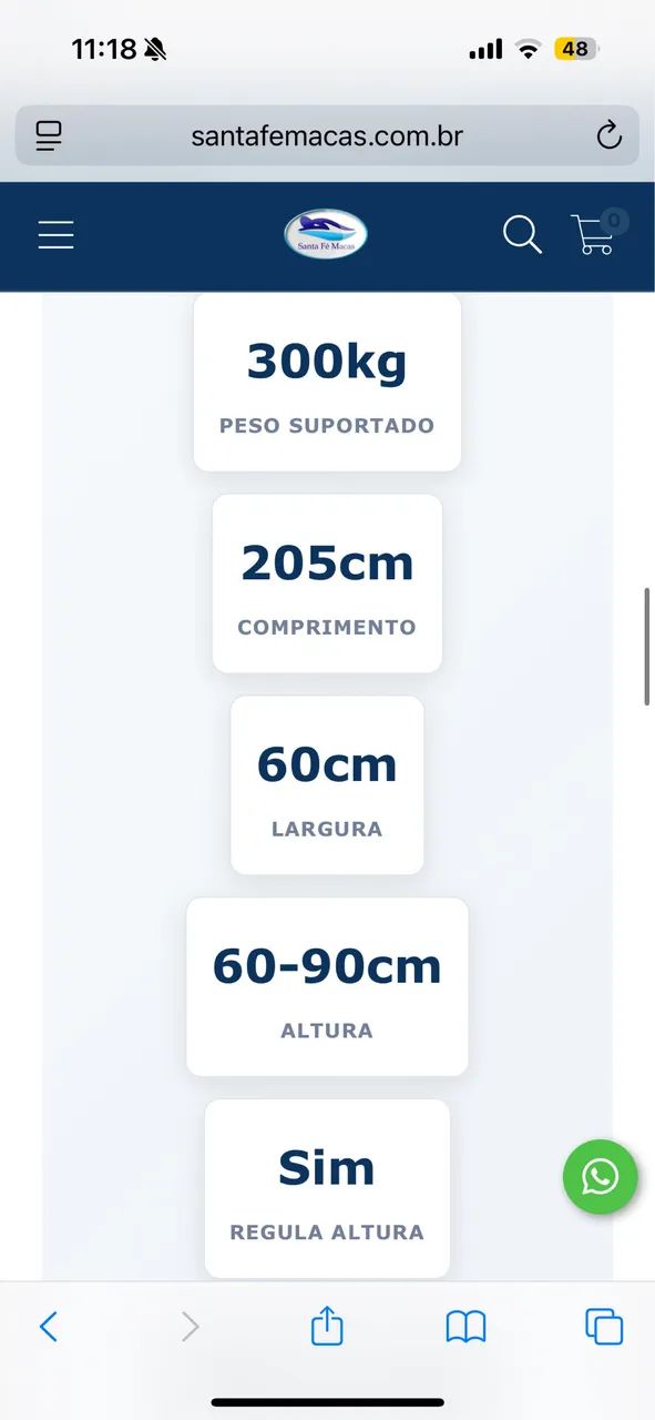 Maca Portátil Santa Fé  - Foto 3