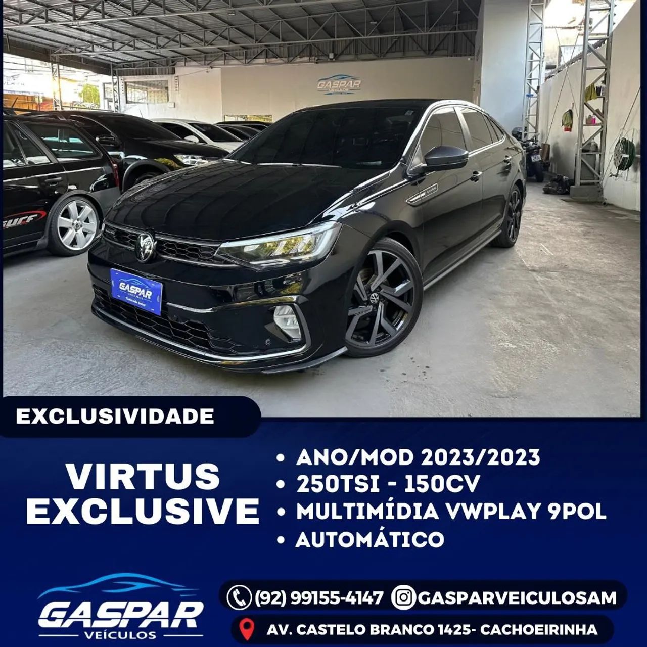 Volkswagen Virtus VIRTUS Exclusive 250TSI 1.4 Flex 16V Aut 2023
