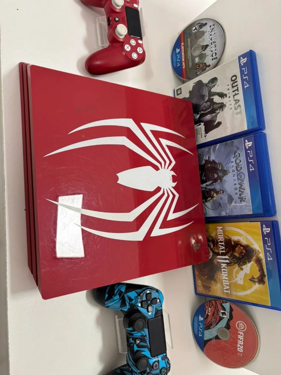 Playstation 4 pro - edição limitada spider man - Consoles de Vídeo