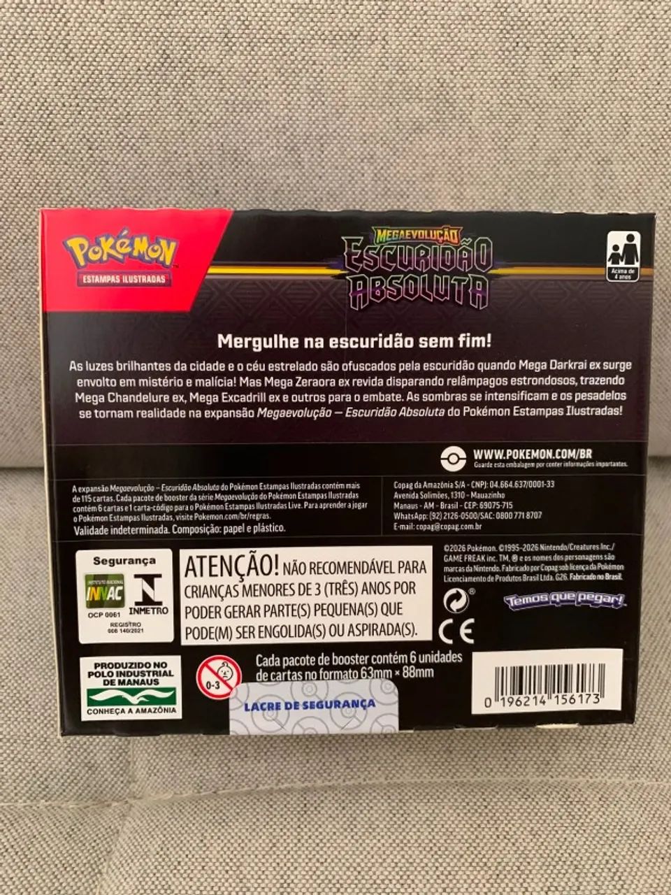 Booster Box Display Pokémon ME05 Escuridão Absoluta - Copag - Foto 3