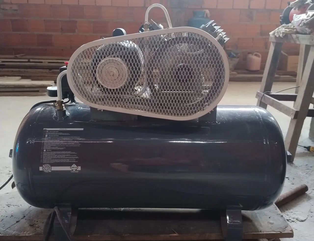 Compressor 100 litros novo - Foto 5