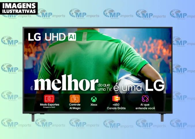 Loja MP Imports: Smart Tv 55 Polegadas LG UHD 4K, 3 HDMI, 2 USB, Com Alexa, Chromecast - Foto 2