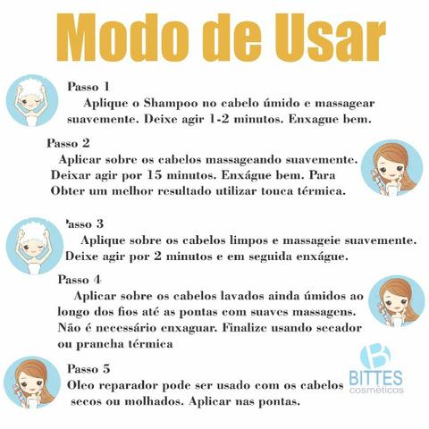 Restauraçao Fortalecimento Capilar Cabelos Quimicamente Tratados com Máscara de 2,3 Kg - Foto 2