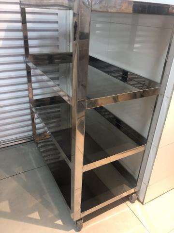 Carrinho multiuso inox - Foto 3
