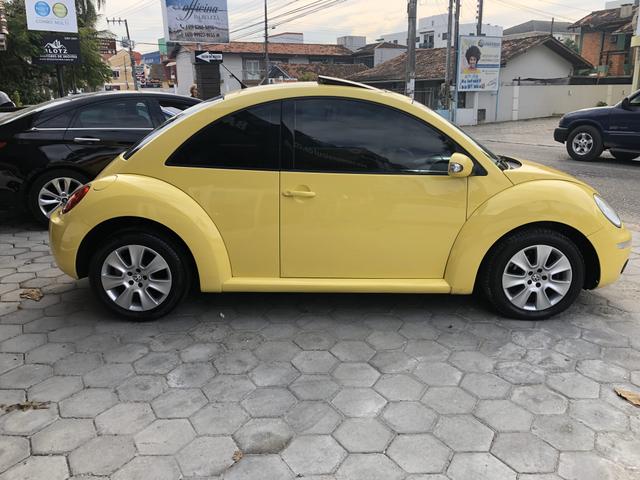 Vw New Beetle automático teto couro o top leia - Foto 4