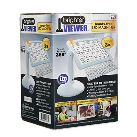 Lupa Articulada de Mesa com LED