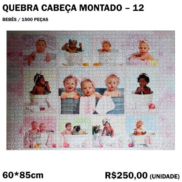 Bebês - Quebra-cabeça Montado - 1500 Peças