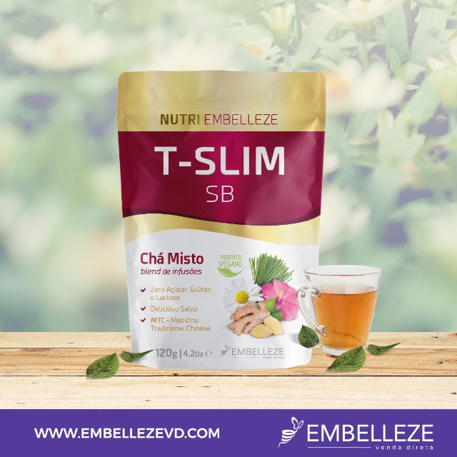 Chá T -Slim SB 120 g NutriEmbelleze
