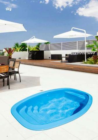 Piscinas de fibra