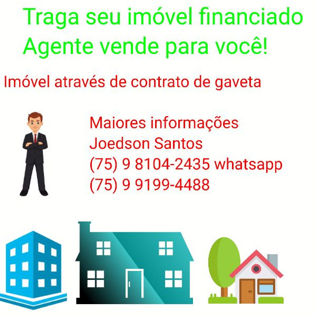 Traga seu imóvel financiado, agente vende!!