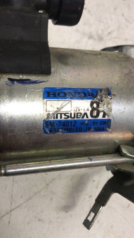 Motor De Arranque Partida Civic \hrv 2.0 Aut.13\16 Sm74012 - Foto 2