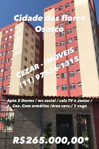 Captação de Apartamento a venda na Rua Macieira, Cidade das Flores, Osasco, SP