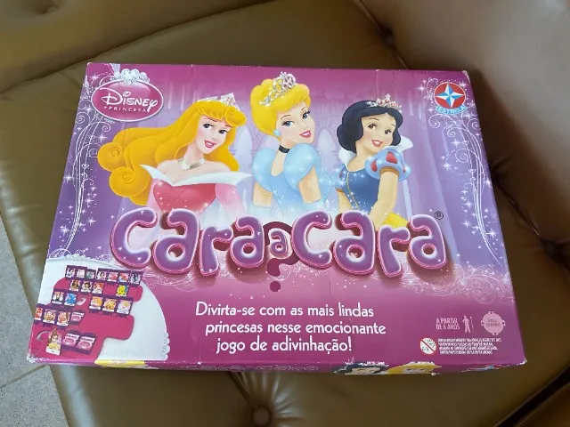 Jogo Infantil Cara a Cara Princesas - Estrela Jogo Infantil menina 6 anos 7  anos+ presente aniversário