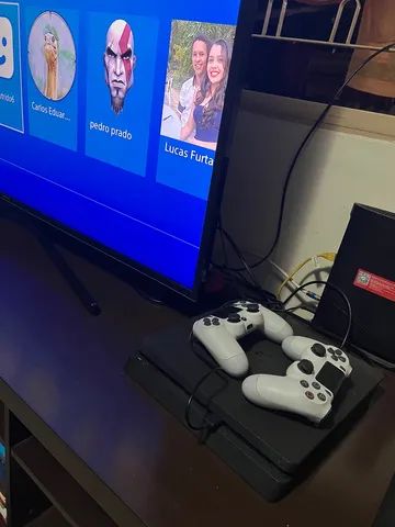 Ps4 Slim - Dois controles - 1 jogo - Videogames - Setor Campinas, Goiânia  1256806130