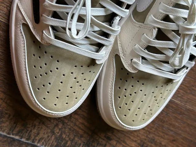 Jordan 1 Golf x<br>Travis Scott "Neutral Olive" - Foto 4