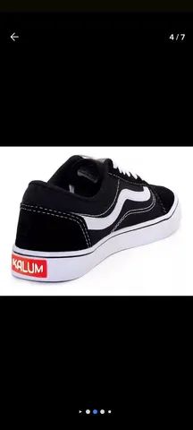 Tenis Original Kalum Leve Cano Baixo Unissex - Preto