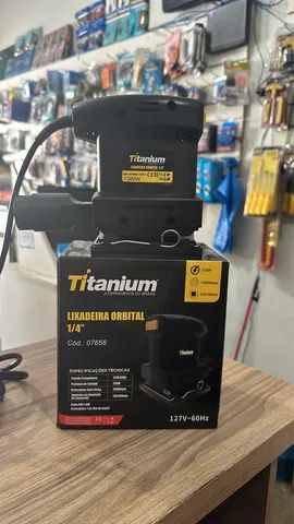Lixadeira  orbital  profissional  titânio  - Foto 4