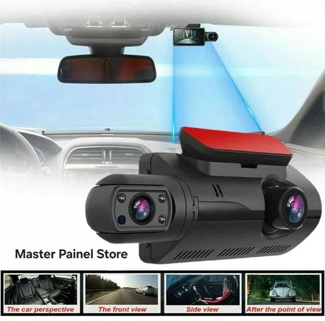 Câmera DVR Interna e Externa Carros Aplicativos Uber, 99, Cablify, Taxi - Foto 3