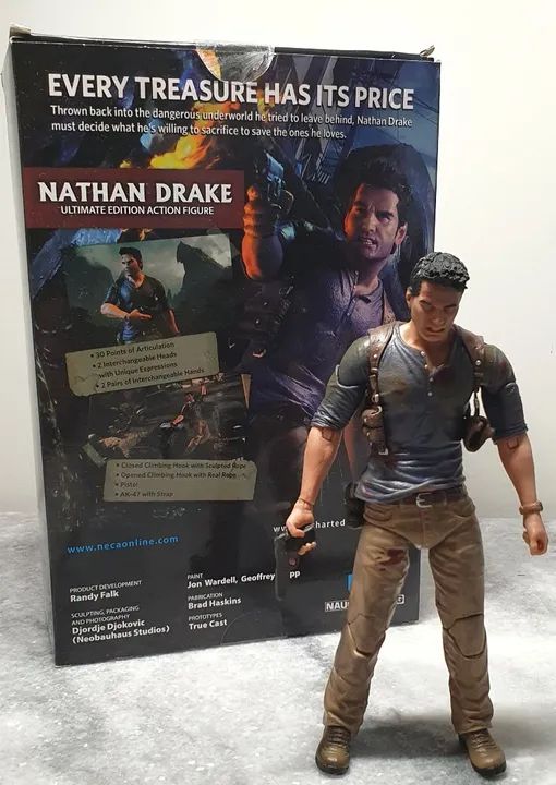Nathan Drake uncharted 4 Neca Bootleg novo  - Foto 5